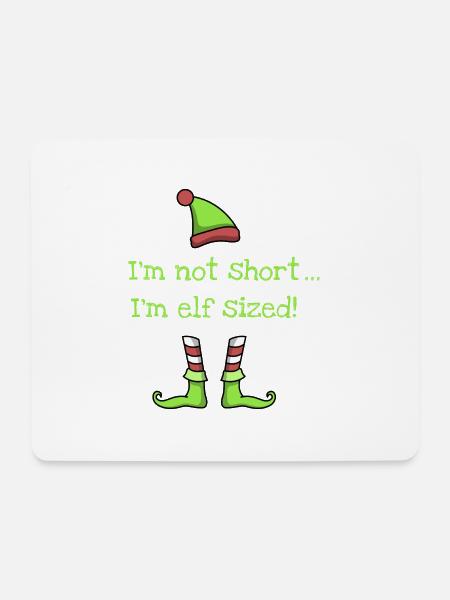 Weihnachten Elfen - Mousepad (Querformat) - Weiß