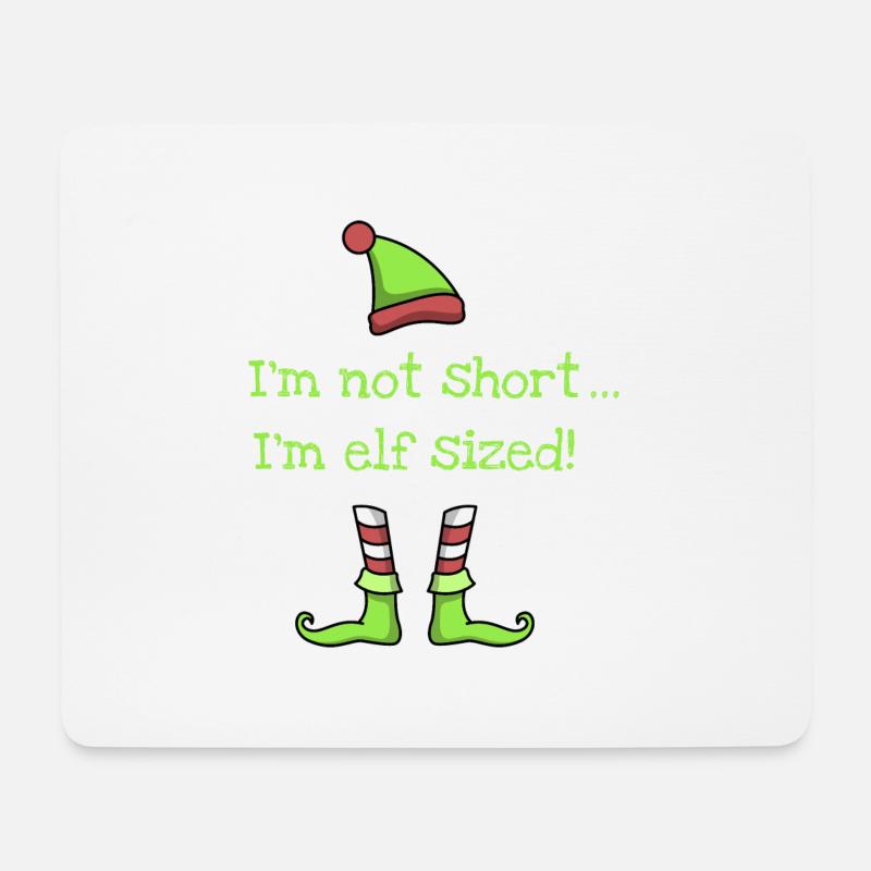 Weihnachten Elfen - Mousepad (Querformat) - Weiß
