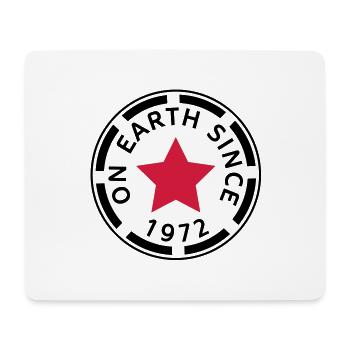 on earth since 1972 (uk) - Mouse Pad (horizontal) - white - Front