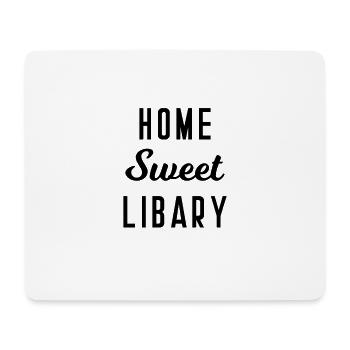 Home librairie librairie douce apprend à étudier - Tapis de souris (format paysage) - blanc - Devant