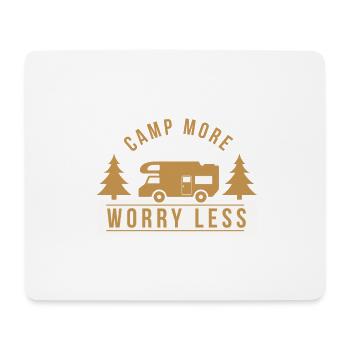 Camper Camping Camper Camping Cadeau - Tapis de souris (format paysage) - blanc - Devant