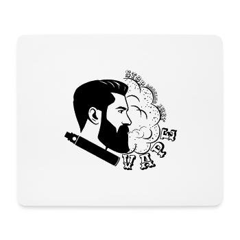 Stop smoking just vape No.:2 - Mouse Pad (horizontal) - white - Front