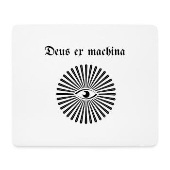 Deus ex machina Auge - Mousepad (Querformat) - Weiß - Vorne