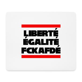 Gegen die AfD - Mousepad (Querformat) - Weiß - Vorne