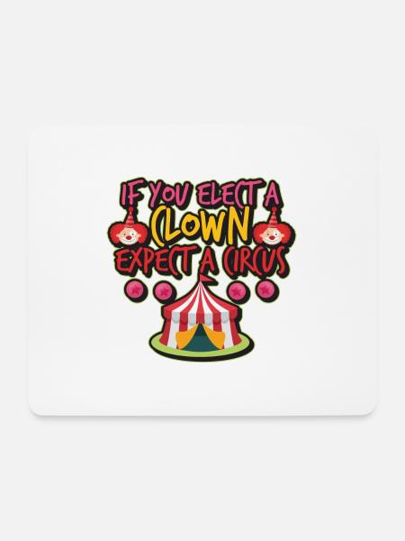 Clown & Circus - Mousepad (Querformat) - Weiß