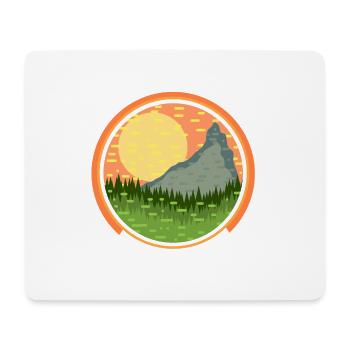 landscape - Mouse Pad (horizontal) - white - Front