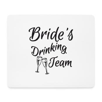 Bachelorette Party Hochzeit Braut Trinkteam - Mousepad (Querformat) - Weiß - Vorne