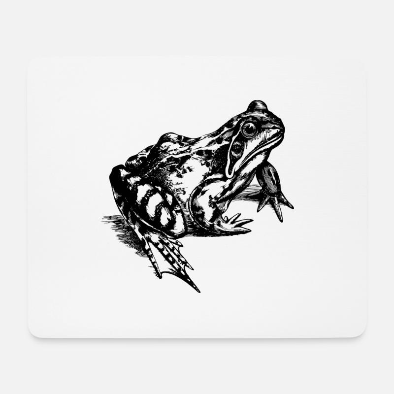 frog - Mouse Pad (horizontal) - white