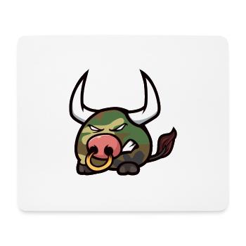 Wooden Camo Bumpety - Mousepad (Querformat) - Weiß - Vorne