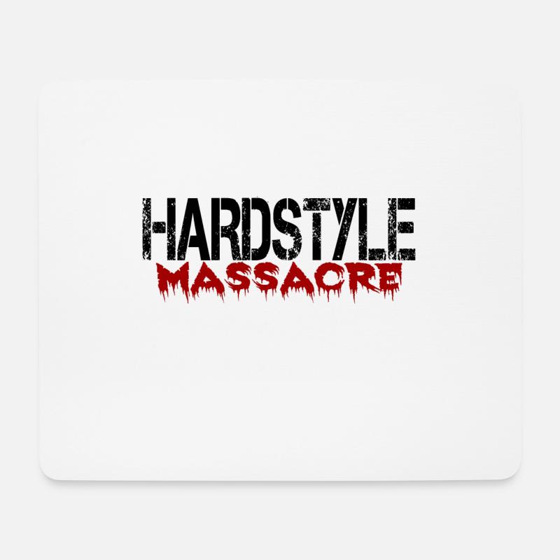 Hardstyle - Mouse Pad (horizontal) - white