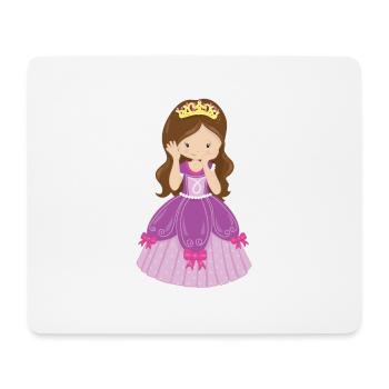 Maedchen Princesse Princess Château Cadeau - Tapis de souris (format paysage) - blanc - Devant