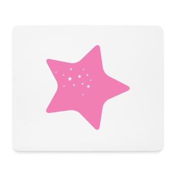 Pinker Stern - Tapis de souris (format paysage) - blanc - Devant