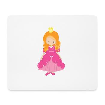 Princesse - Tapis de souris (format paysage) - blanc - Devant