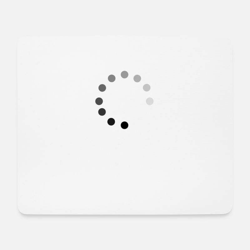 I am processing - Mousepad (Querformat) - Weiß