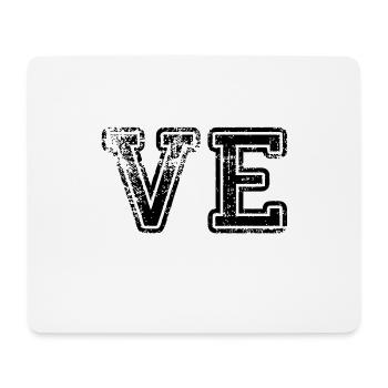 amoureux de l'amour je t'aime couple design cadeau - Tapis de souris (format paysage) - blanc - Devant