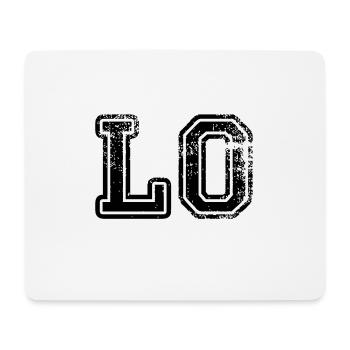 amoureux de l'amour je t'aime couple design cadeau - Tapis de souris (format paysage) - blanc - Devant