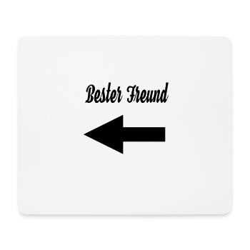 Bester Freund - Mousepad (Querformat) - Weiß - Vorne