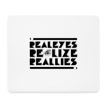 Real Eyes Realize Real Lies - Mousepad (Querformat) - Weiß - Vorne
