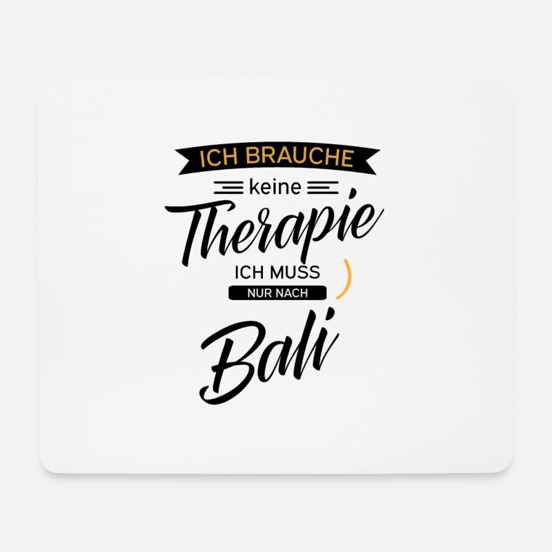 Bali - Tapis de souris (format paysage) - blanc