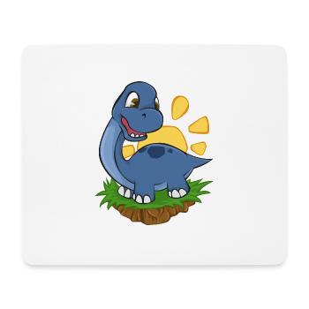 Dinosaur Sweet Dino Titanosaur - Gift Idea - Mouse Pad (horizontal) - white - Front