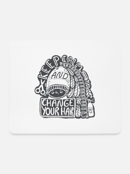 KEEP CALM - Mousepad (Querformat) - Weiß