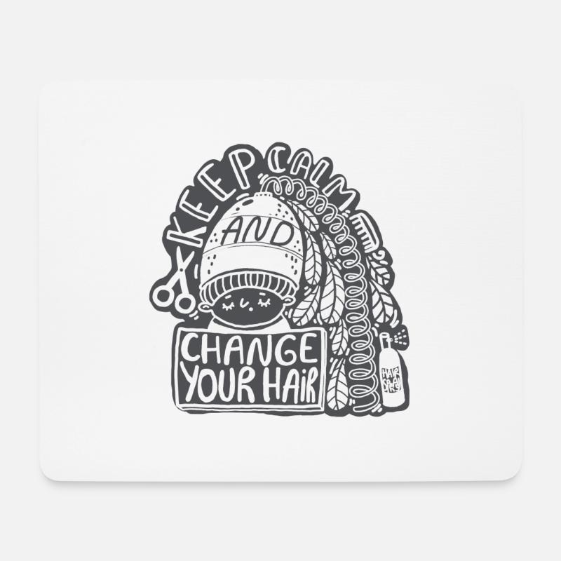KEEP CALM - Mousepad (Querformat) - Weiß