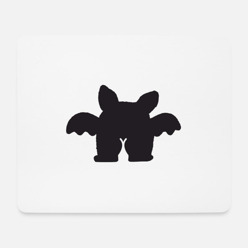 Vampir - Mousepad (Querformat) - Weiß