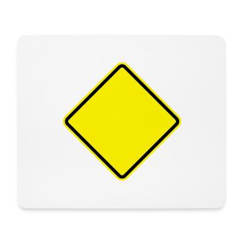 yellow_shield__f2 - Tapis de souris (format paysage) - blanc - Devant