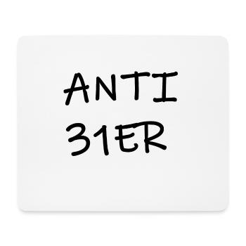 31 traître Anti 31er 31 - Tapis de souris (format paysage) - blanc - Devant