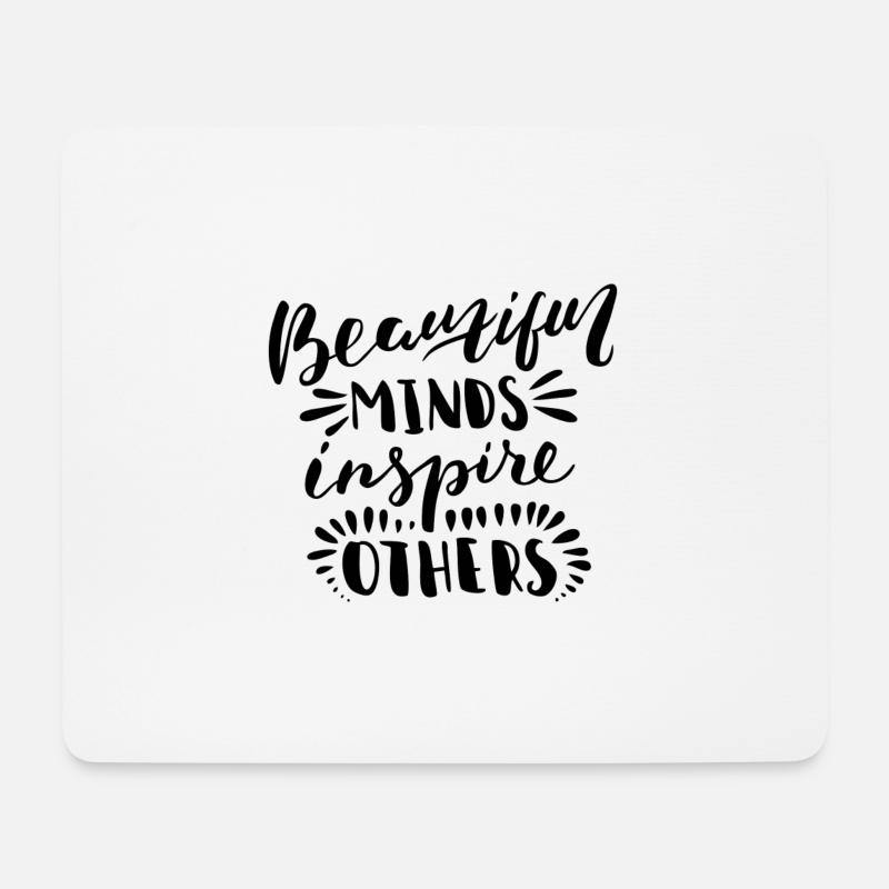 Inspirierende Sprüche Motivierend focus quote - Mousepad (Querformat) - Weiß