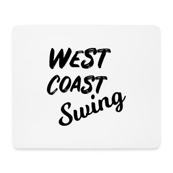 West Coast Swing Washed Out WCS Geschenk tanzen - Mousepad (Querformat) - Weiß - Vorne