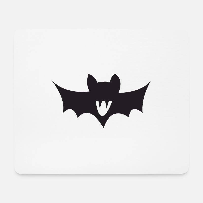 Fledermaus Vampir - Mousepad (Querformat) - Weiß