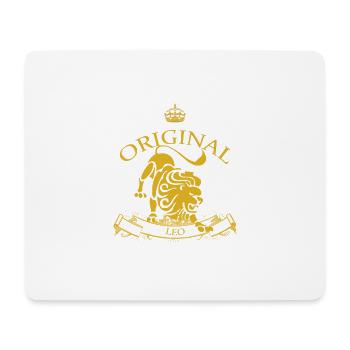 Zodiac Leo - Tapis de souris (format paysage) - blanc - Devant