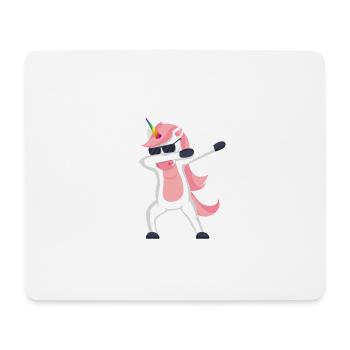 Unicorn Dab | Dabbing Unicorn - Mouse Pad (horizontal) - white - Front