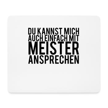 Meister - Mousepad (Querformat) - Weiß - Vorne