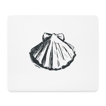 Camino de Santiago. Saint-Jacques. T-shirt thé - Tapis de souris (format paysage) - blanc - Devant