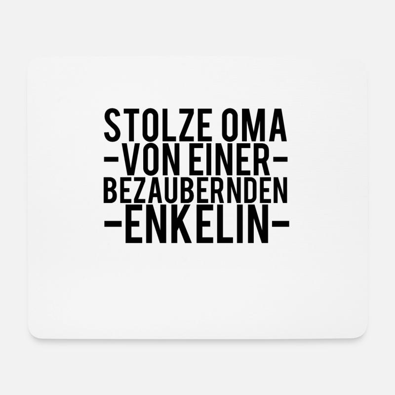 Oma - Mousepad (Querformat) - Weiß