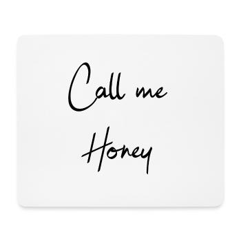 Call me Honey - Tapis de souris (format paysage) - blanc - Devant