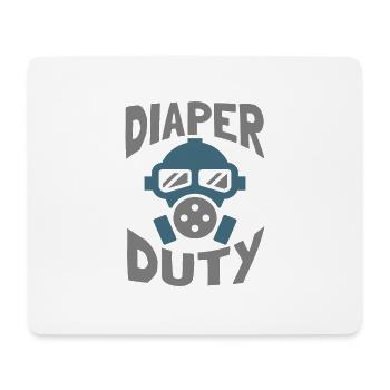 Change diaper - Mouse Pad (horizontal) - white - Front