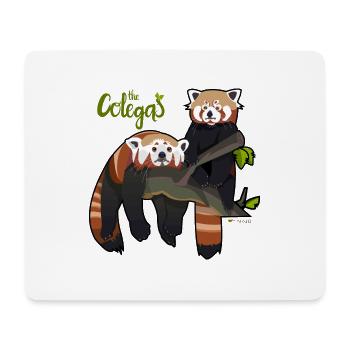 Freunde - Mousepad (Querformat) - Weiß - Vorne