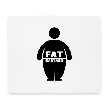 Fat Bastards: Version 1 - Mouse Pad (horizontal) - white - Front
