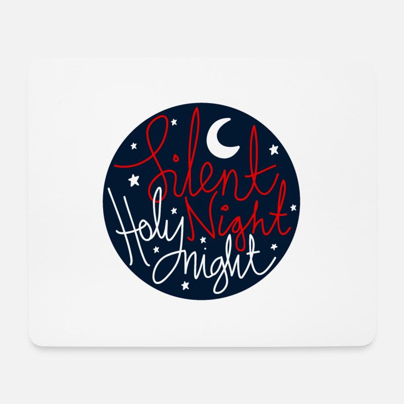 silent Night Holy Night - Mouse Pad (horizontal) - white
