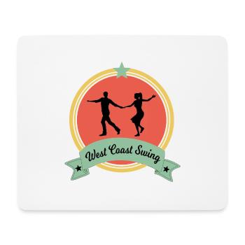 West Coast Swing WCS Westie Tanzen Geschenk Tanz - Mousepad (Querformat) - Weiß - Vorne