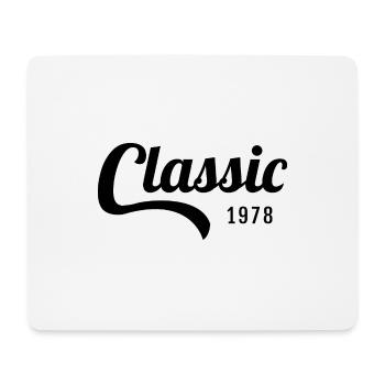 Born in 1978 - Mouse Pad (horizontal) - white - Front