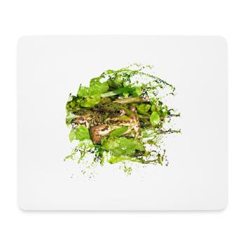 Be brave and not a scary frog - Mouse Pad (horizontal) - white - Front