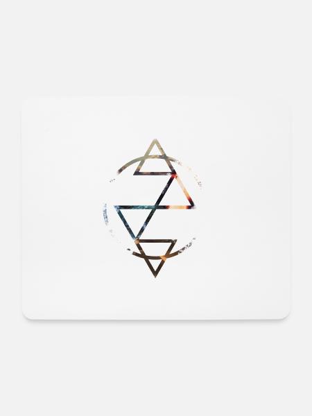 Wind Water Fire Earth - Mouse Pad (horizontal) - white