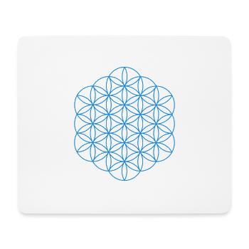 Flower of Life 1 - Mouse Pad (horizontal) - white - Front