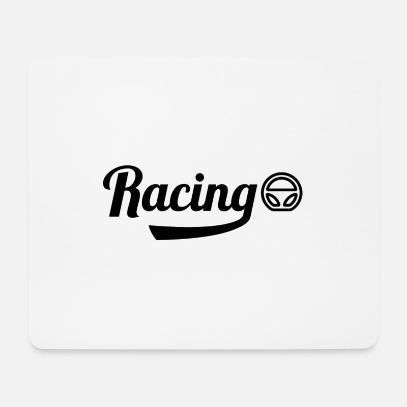 Motorsport - Mousepad (Querformat) - Weiß