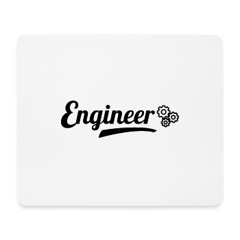 Ingenieur - Mousepad (Querformat) - Weiß - Vorne