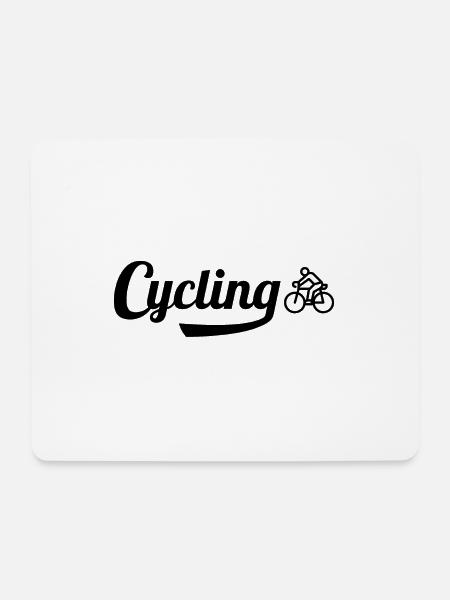 Fahrrad - Mousepad (Querformat) - Weiß